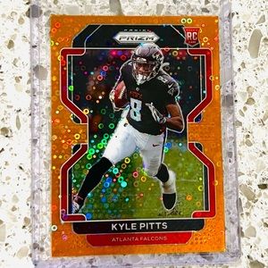 KYLE PITTS ROOKIE CARD PRIZM ORANGE DISCO 2021 NFL FALCONS